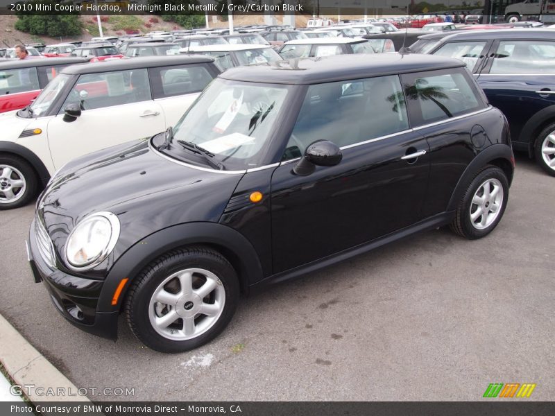 Midnight Black Metallic / Grey/Carbon Black 2010 Mini Cooper Hardtop