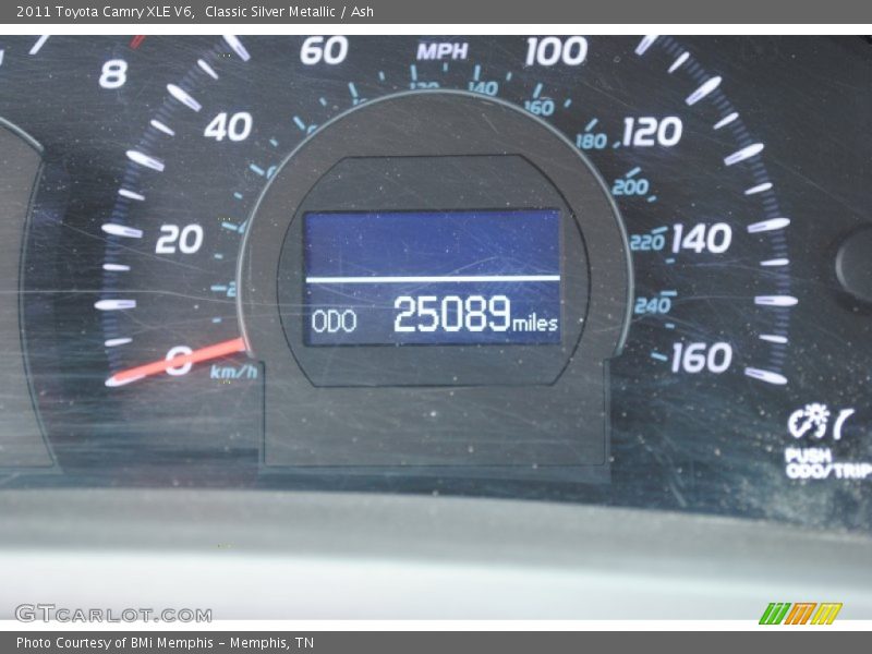 Classic Silver Metallic / Ash 2011 Toyota Camry XLE V6