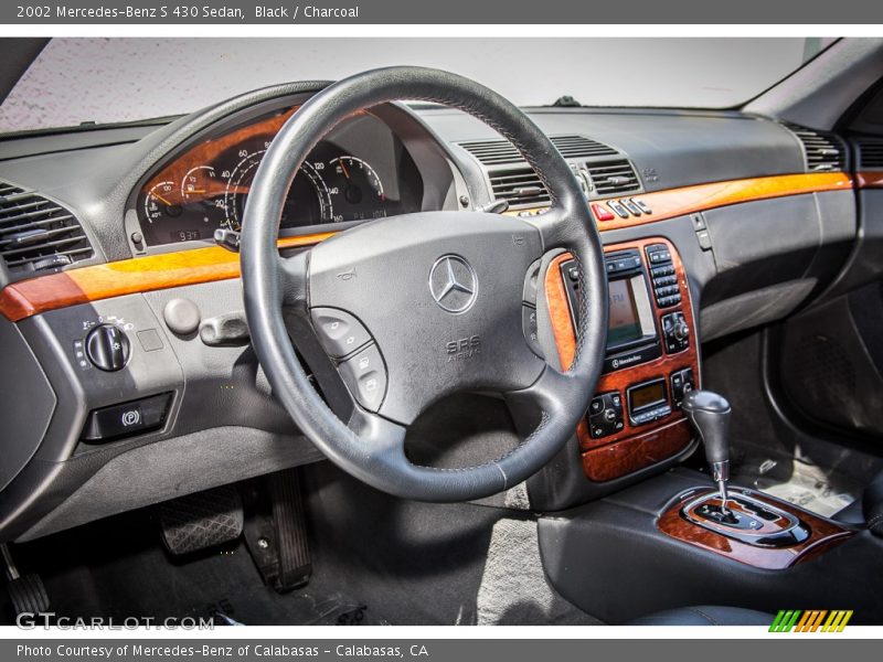 Black / Charcoal 2002 Mercedes-Benz S 430 Sedan