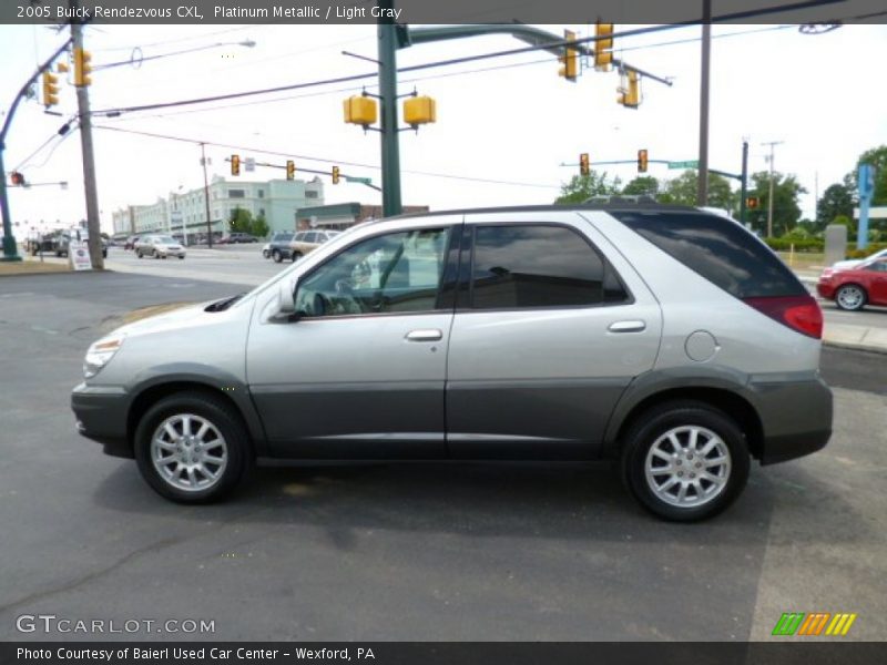 Platinum Metallic / Light Gray 2005 Buick Rendezvous CXL