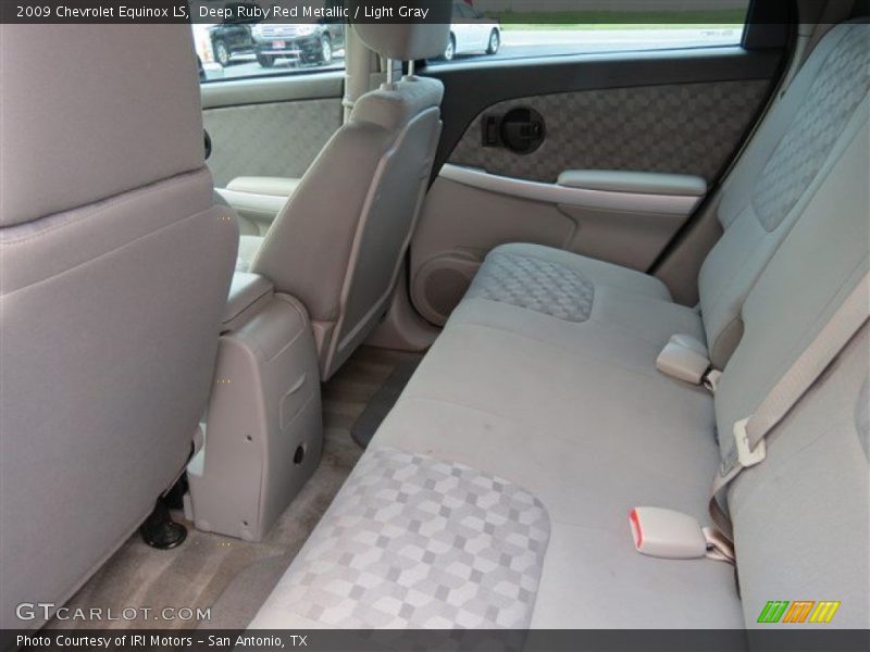 Deep Ruby Red Metallic / Light Gray 2009 Chevrolet Equinox LS