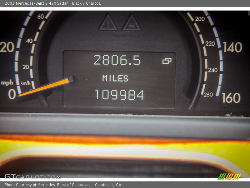 Black / Charcoal 2002 Mercedes-Benz S 430 Sedan