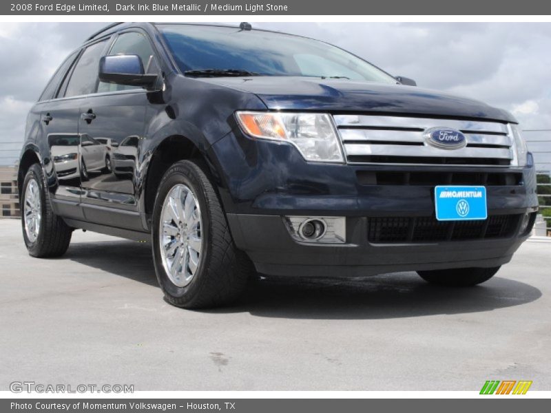 Dark Ink Blue Metallic / Medium Light Stone 2008 Ford Edge Limited