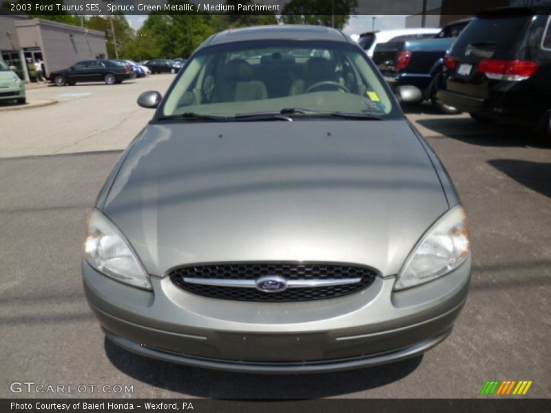 Spruce Green Metallic / Medium Parchment 2003 Ford Taurus SES