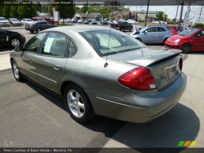 Spruce Green Metallic / Medium Parchment 2003 Ford Taurus SES