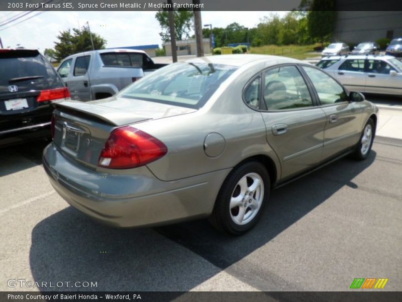 Spruce Green Metallic / Medium Parchment 2003 Ford Taurus SES