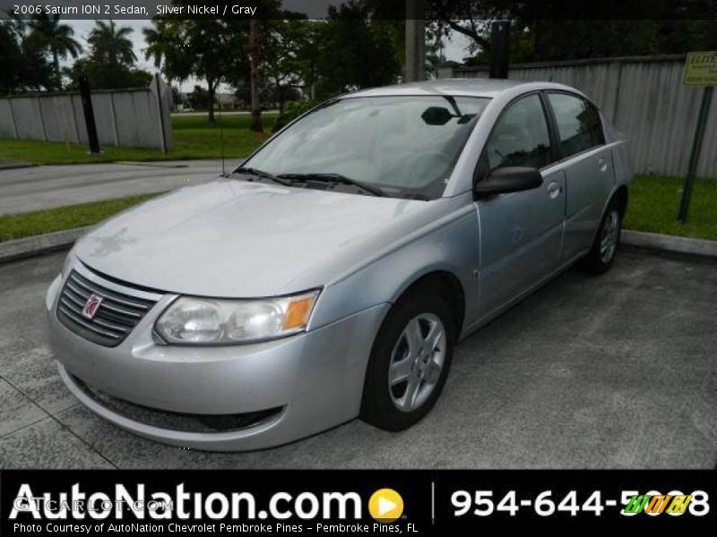 Silver Nickel / Gray 2006 Saturn ION 2 Sedan