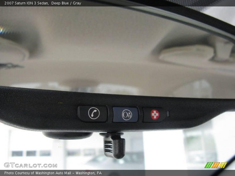 Deep Blue / Gray 2007 Saturn ION 3 Sedan
