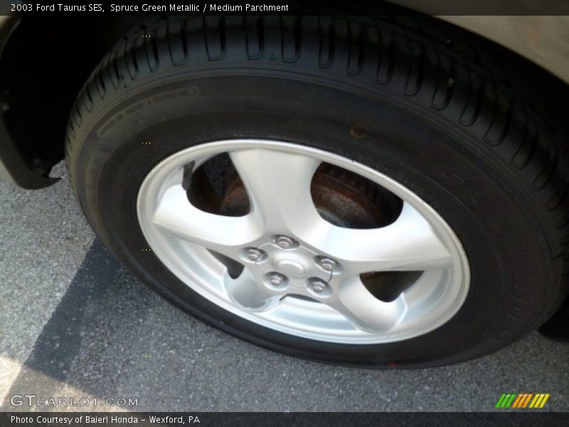 Spruce Green Metallic / Medium Parchment 2003 Ford Taurus SES