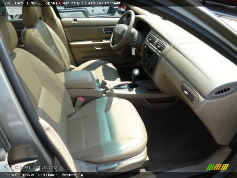 Spruce Green Metallic / Medium Parchment 2003 Ford Taurus SES