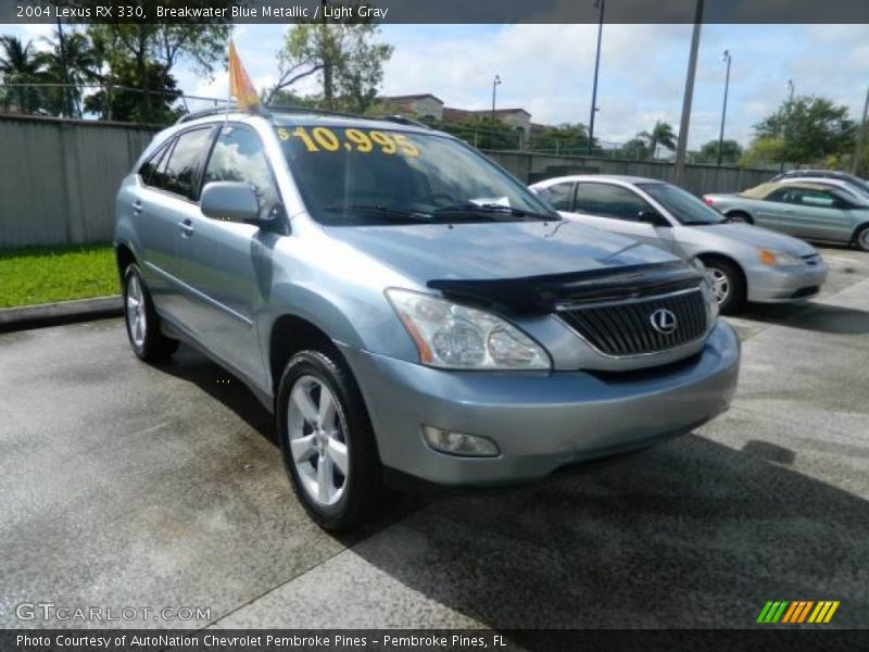 Breakwater Blue Metallic / Light Gray 2004 Lexus RX 330