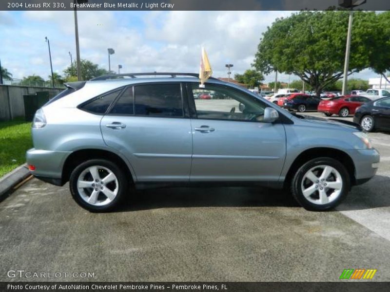 Breakwater Blue Metallic / Light Gray 2004 Lexus RX 330