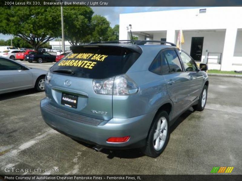 Breakwater Blue Metallic / Light Gray 2004 Lexus RX 330