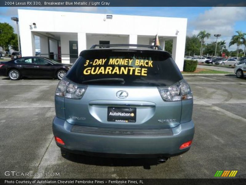 Breakwater Blue Metallic / Light Gray 2004 Lexus RX 330