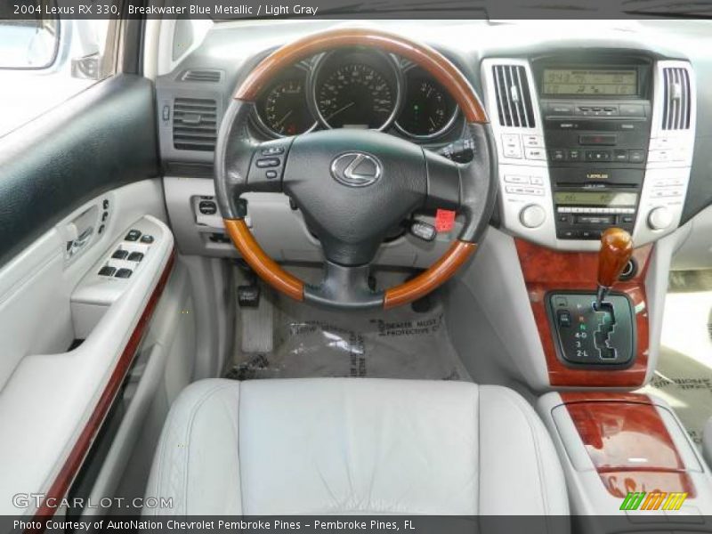 Breakwater Blue Metallic / Light Gray 2004 Lexus RX 330
