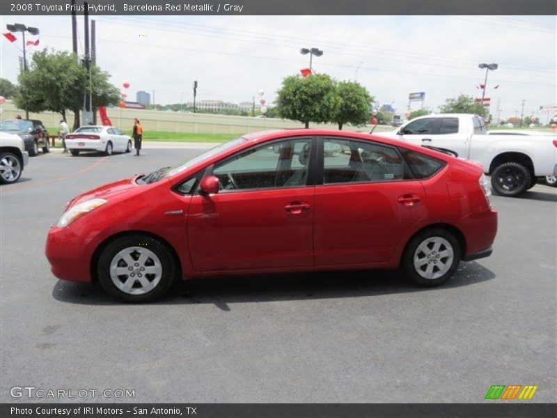 Barcelona Red Metallic / Gray 2008 Toyota Prius Hybrid