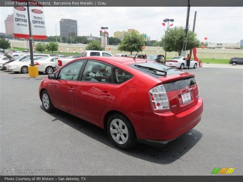 Barcelona Red Metallic / Gray 2008 Toyota Prius Hybrid