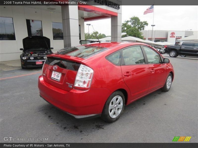 Barcelona Red Metallic / Gray 2008 Toyota Prius Hybrid