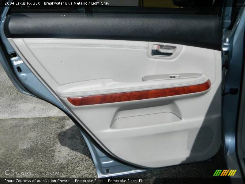 Breakwater Blue Metallic / Light Gray 2004 Lexus RX 330