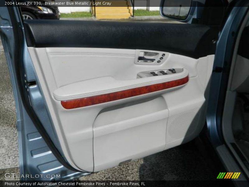 Breakwater Blue Metallic / Light Gray 2004 Lexus RX 330