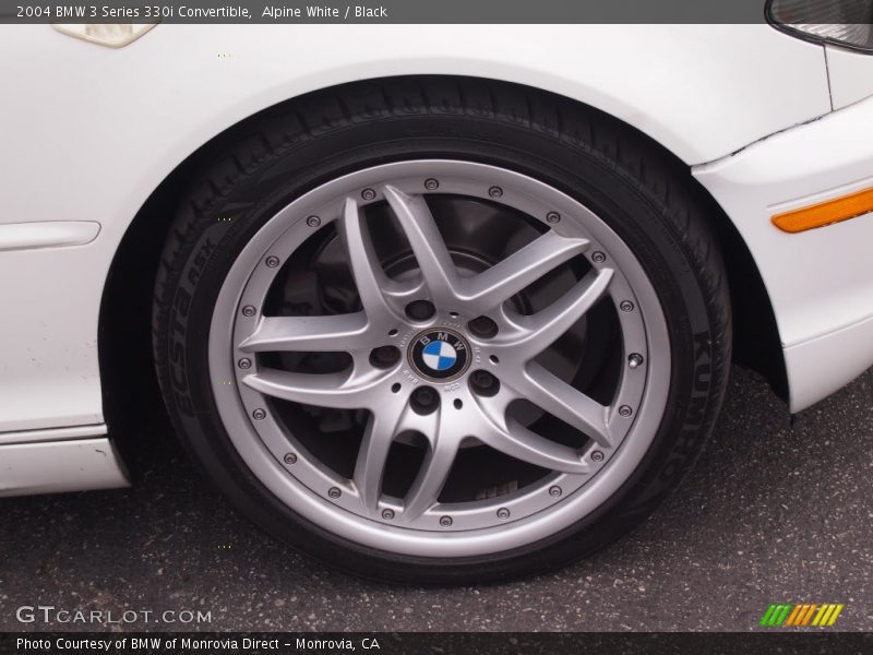 Alpine White / Black 2004 BMW 3 Series 330i Convertible