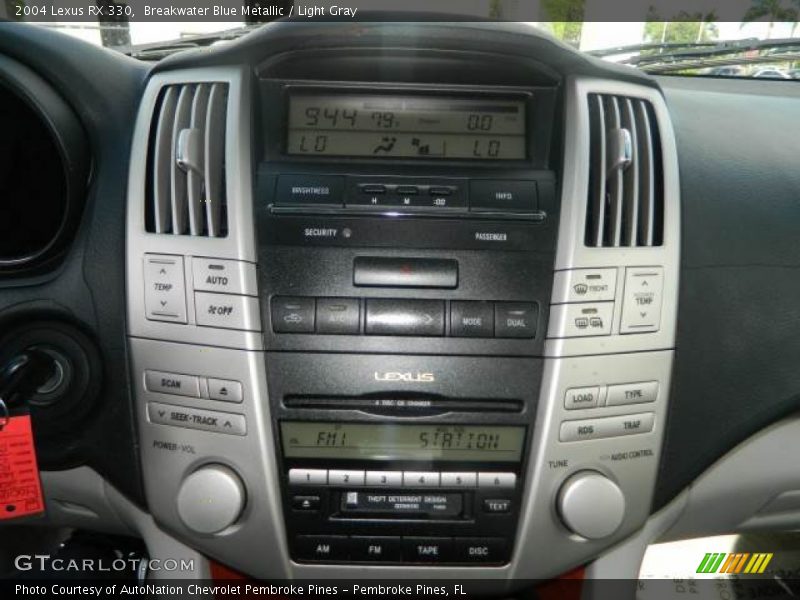 Breakwater Blue Metallic / Light Gray 2004 Lexus RX 330