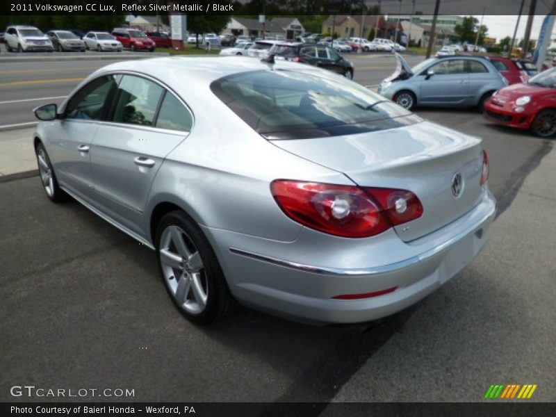 Reflex Silver Metallic / Black 2011 Volkswagen CC Lux