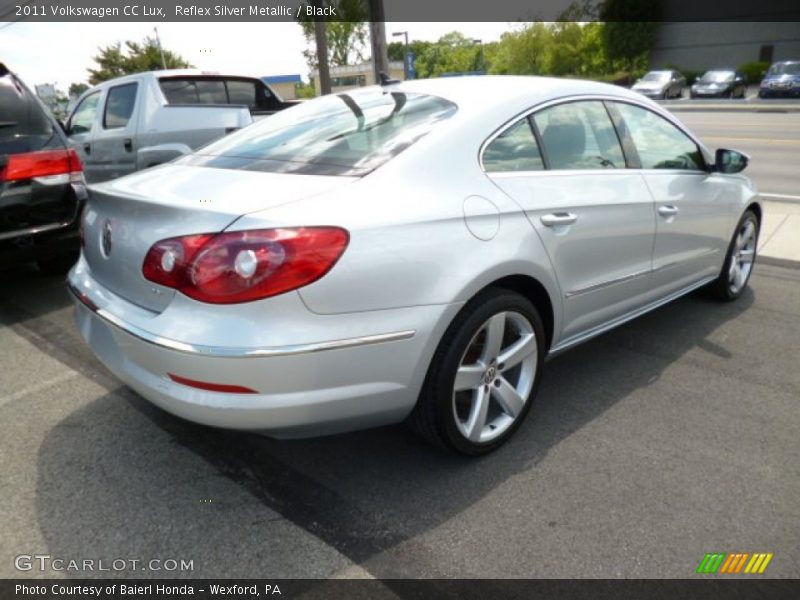 Reflex Silver Metallic / Black 2011 Volkswagen CC Lux