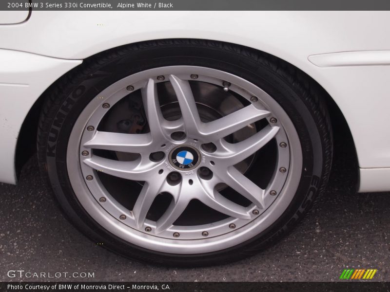 Alpine White / Black 2004 BMW 3 Series 330i Convertible