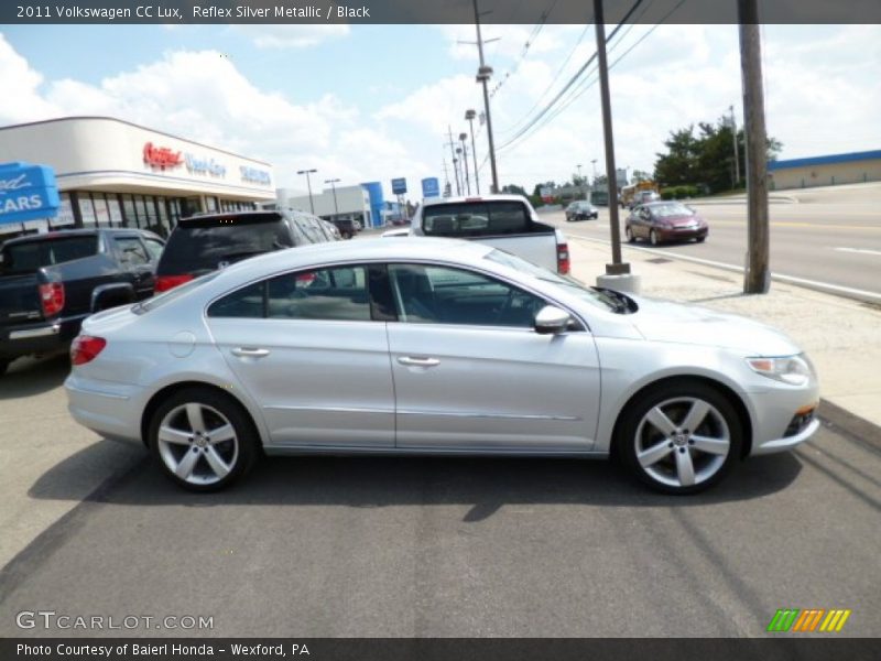 Reflex Silver Metallic / Black 2011 Volkswagen CC Lux
