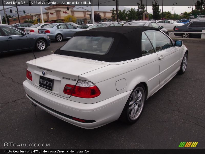 Alpine White / Black 2004 BMW 3 Series 330i Convertible