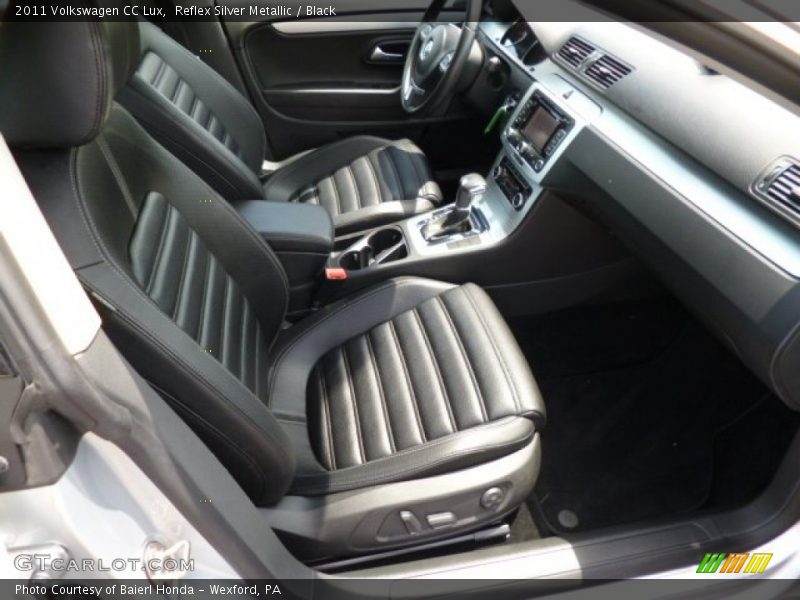 Reflex Silver Metallic / Black 2011 Volkswagen CC Lux