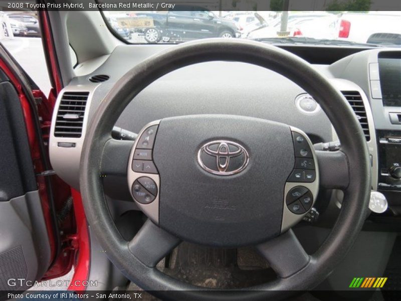 Barcelona Red Metallic / Gray 2008 Toyota Prius Hybrid