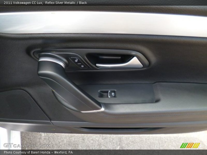 Reflex Silver Metallic / Black 2011 Volkswagen CC Lux