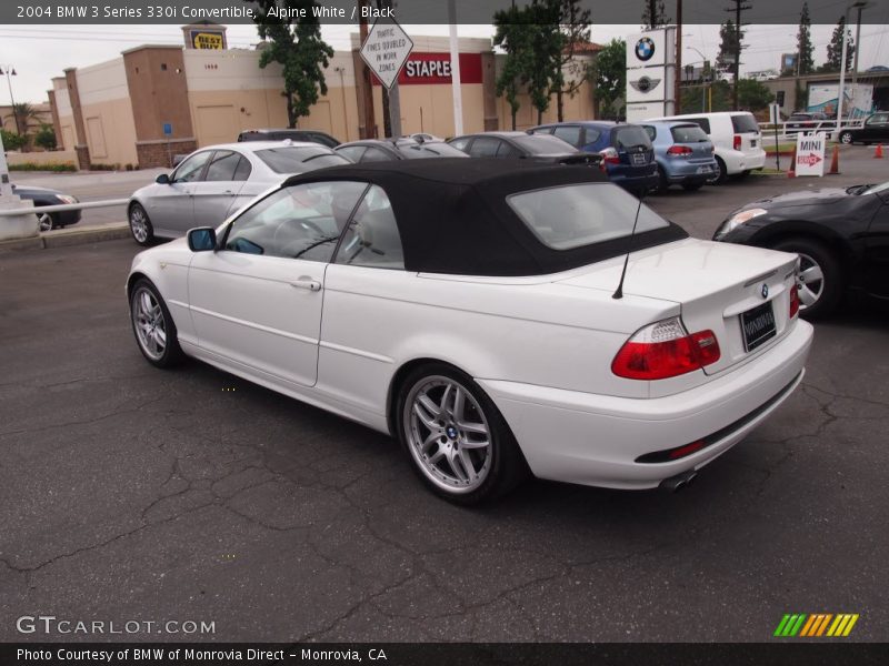 Alpine White / Black 2004 BMW 3 Series 330i Convertible