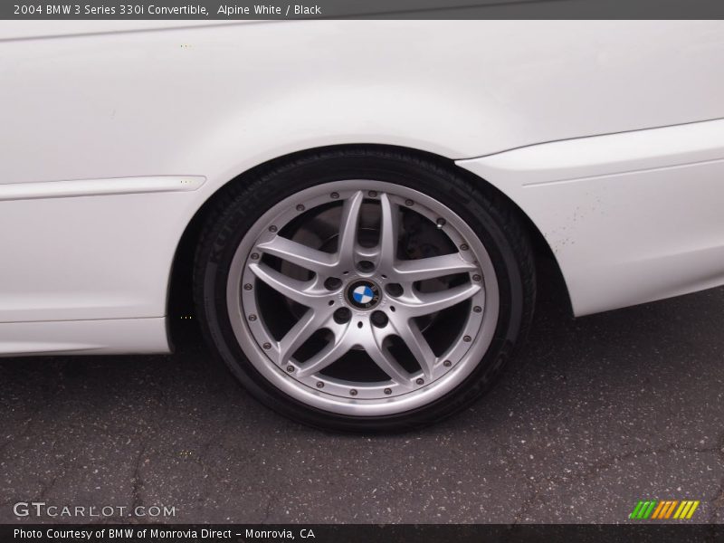 Alpine White / Black 2004 BMW 3 Series 330i Convertible