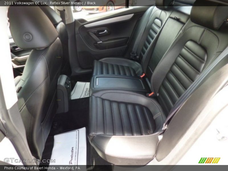 Reflex Silver Metallic / Black 2011 Volkswagen CC Lux