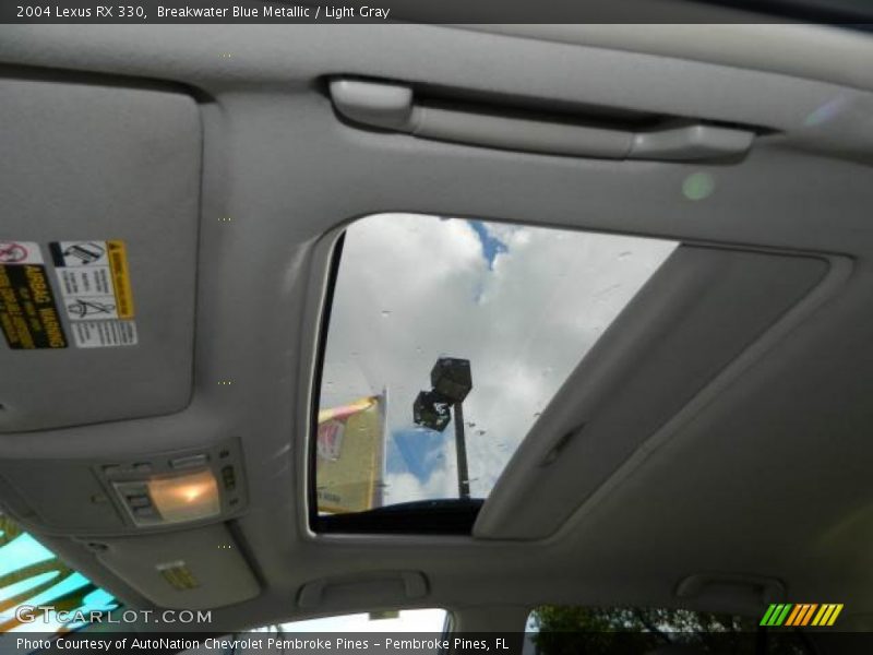 Breakwater Blue Metallic / Light Gray 2004 Lexus RX 330