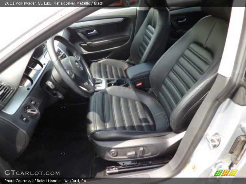 Reflex Silver Metallic / Black 2011 Volkswagen CC Lux