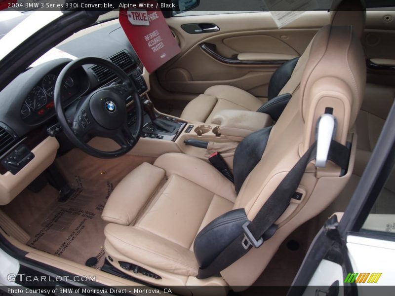Alpine White / Black 2004 BMW 3 Series 330i Convertible