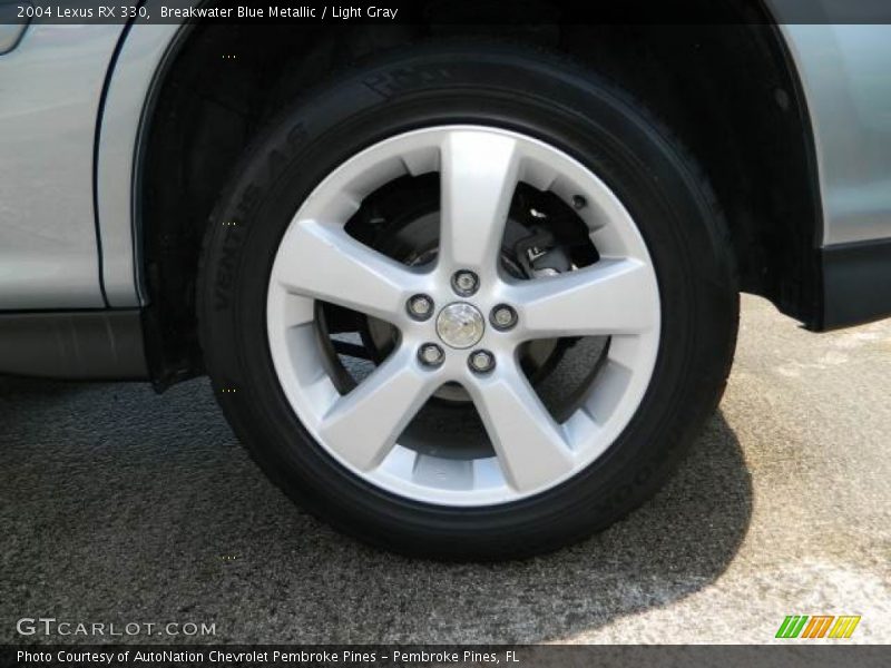 Breakwater Blue Metallic / Light Gray 2004 Lexus RX 330