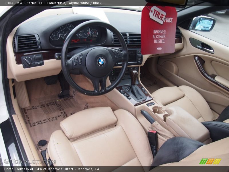 Alpine White / Black 2004 BMW 3 Series 330i Convertible