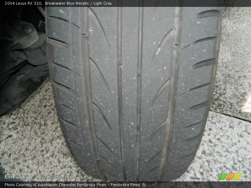 Breakwater Blue Metallic / Light Gray 2004 Lexus RX 330