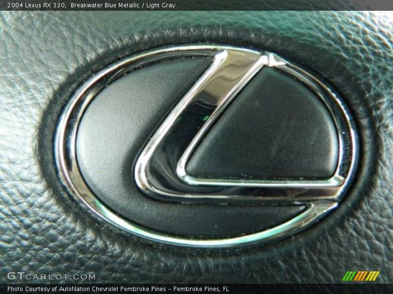 Breakwater Blue Metallic / Light Gray 2004 Lexus RX 330