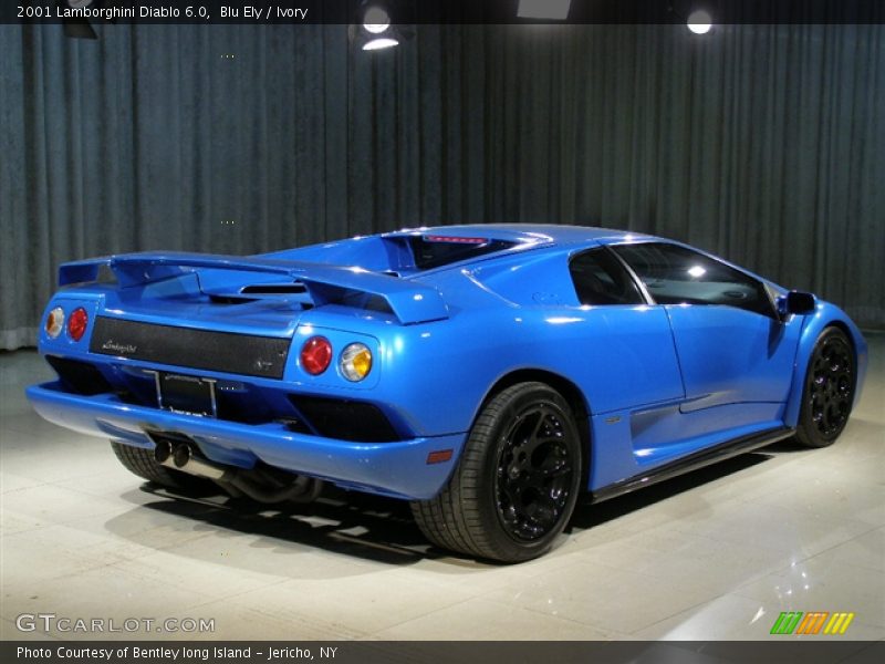 Blu Ely / Ivory 2001 Lamborghini Diablo 6.0