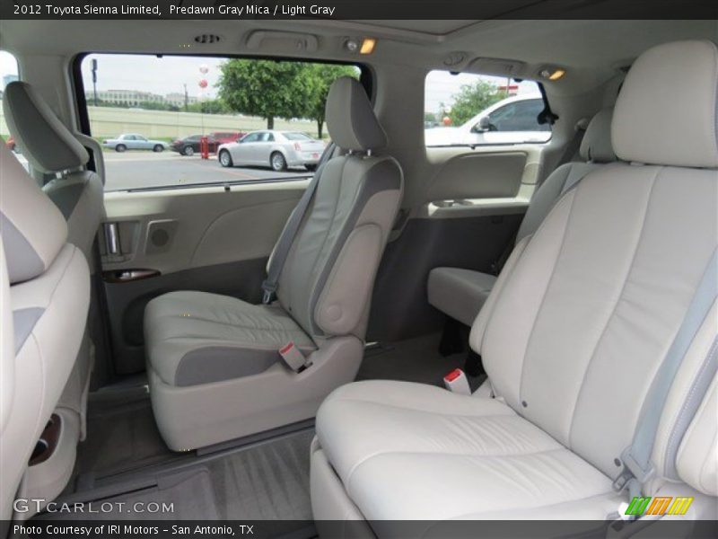 Predawn Gray Mica / Light Gray 2012 Toyota Sienna Limited