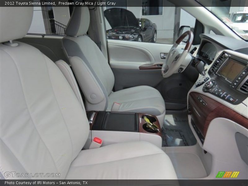 Predawn Gray Mica / Light Gray 2012 Toyota Sienna Limited