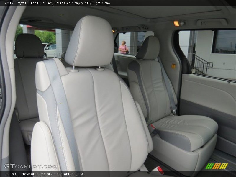 Predawn Gray Mica / Light Gray 2012 Toyota Sienna Limited