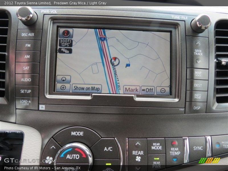Predawn Gray Mica / Light Gray 2012 Toyota Sienna Limited