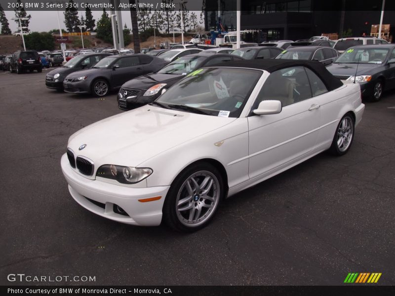 Alpine White / Black 2004 BMW 3 Series 330i Convertible